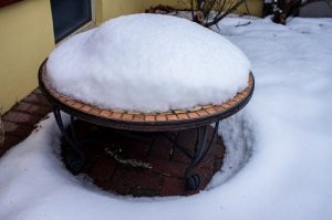 Outdoor Fire Pit Can Be Damaged If Has No Cover